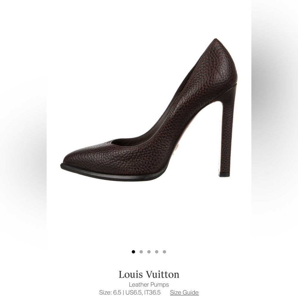 Louis Vuitton Leather Pumps